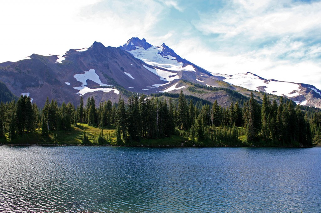 Mt. Jefferson with Russell Lake 
