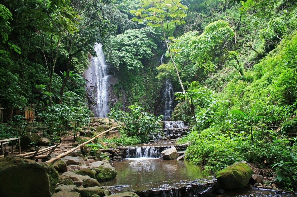 A waterfall on the Ruta de las Flores in El Salvador